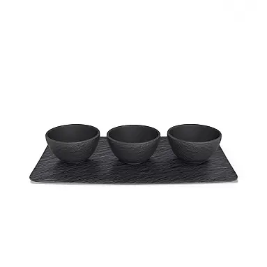 Conjunto de Tigelas e Bandeja
