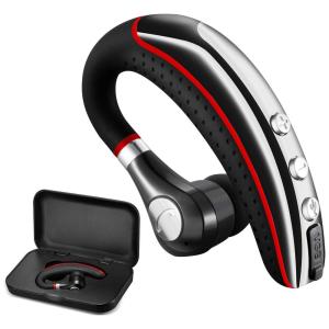 Fone de ouvido sem Fio Headset Bluetooth para Chamadas com Microfone, VALEAR A8 1, Vermelho