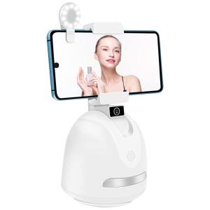 Suporte para Celular com Rastreamento de Rosto 360 Automático, TRELC, Branco