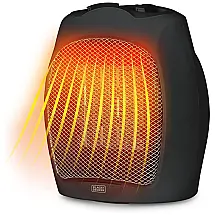 Aquecedor Elétrico Cerâmica 1500W, 110v, BLACKDECKER BHDC500B46, Preto