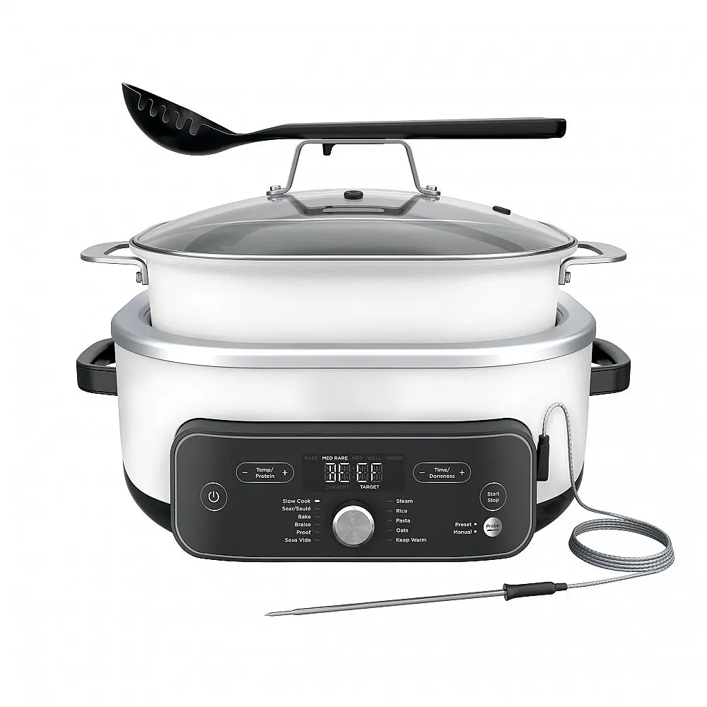 Panela Multifunção Ninja MC2052CO Foodi PossibleCooker PRO Plus 11-em-1 Branca 8,0L 120V