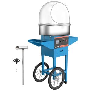 Máquina de Algodão Doce, Aço Inoxidável, 1030W, 110v, VBENLEM, Azul