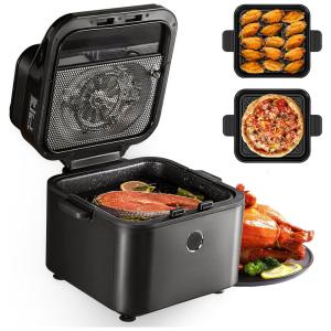 Fritadeira Elétrica Air Fryer 6,6L com 7 Menus Predefinidos e Função DIY, 110V 1300W, Midea