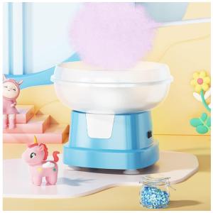 Máquina de Algodão Doce Elétrica Profissional à Prova de Respingos, 110v, OUYTEU Cotton Candy Machine, Azul