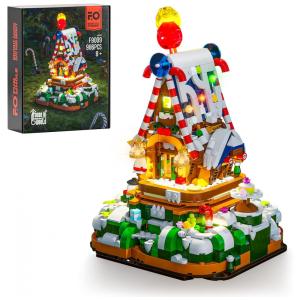 Kit de Construção Casa de Doces 986 Peças, para Crianças a Partir de 8 Anos, FUNWHOLE, Colorido