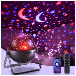 Luminária Projetor LED Luzes da Galáxia, Colorido, 110v, ONE FIRE, Azul