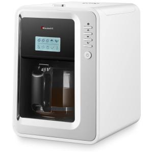 Cafeteira Elétrica e Chá com Moedor de Grãos 6 Configurações Capacidade 900 mL, HAUSWIRT, Prateado