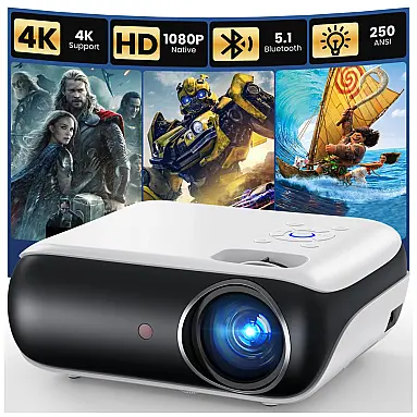Projetor Mini HAPPRUN Native 1080P