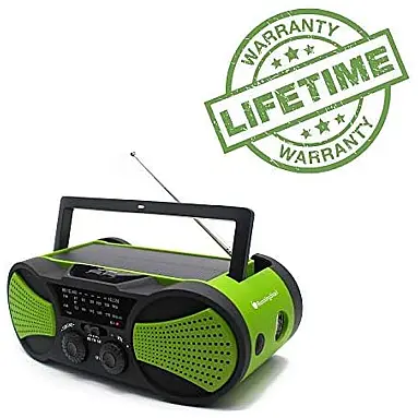 Rádio AM, FM, NOAA Recarregável