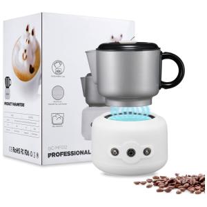 Espumador de Leite Elétrico, Capacidade 300 mL, Desligamento Automático, 110v, LAVEDOVY MK01, Branco