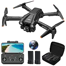 Mini Drone com Camera 1080P para Crianças e Adultos, 3T6B KF610, Preto
