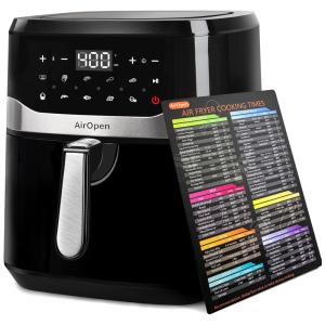 Fritadeira Elétrica Air Fryer 8L, com Painel de Controle Digital, 1700W, 110v, AIROPEN AC 041, Preto