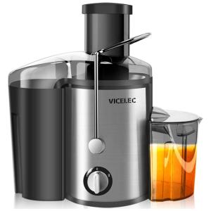 Centrifuga Espremedor 600 Watts 15.000 RPM Inox, 110v, VICELEC, Prateado