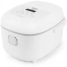 Panela de Arroz Elétrica 2L Aço Inoxidável, Branca, 110v, AROMA HOUSEWARES ARC 7604, Branco
