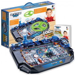 Kit de Ciência do Circuito Dr. STEM Toys Mais de 100 Experimentos Elétricos com Luzes, Sons e Ação