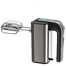10 PACK Batedeira de Mão com 5 Velocidades e Acessórios de Aço Inox, 800W, 110v, QINYANG, Cinza