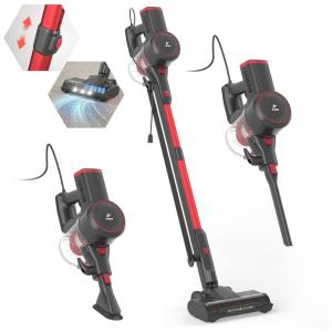 Aspirador de Pó com Fio 6 em 1 Afoddon Idela para Carpete e Pelos de Animais, 600W 110V Vemelho