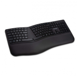 Teclado Ergonômico Dividido Sem Fio Recarregável Reduz a Tensão das Mãos, KENSINGTON K75401US, Preto