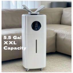 Umidificador Ultrassônico Portátil 21L até 10H, Área até 180 m2, 110v, GIVEROO, Branco