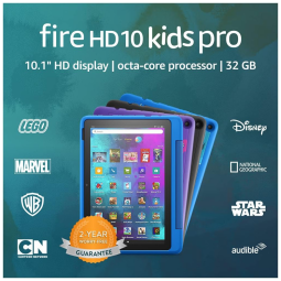 Tablet Infantil 10 Polegadas Full HD 32 GB para Crianças de 6 a 12 Anos, Amz Fire, Roxo