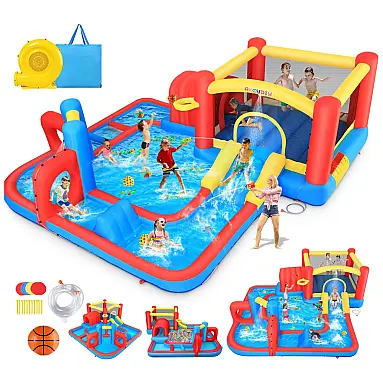 Parque Aquático Inflável Gigante 4