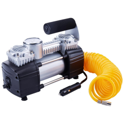 Compressor de Ar Portátil Cilindros Duplos 150PSI 12V Extensão de 5M, SUVs, Caminhões, Vans, RVs, TIREWELL 4333087867, Prateado