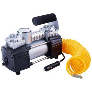 Compressor de Ar Portátil Cilindros Duplos 150PSI 12V Extensão de 5M, SUVs, Caminhões, Vans, RVs, TIREWELL 4333087867, Prateado