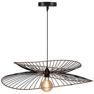 BAMWUAN Luminária Pendente Industrial Ajustável