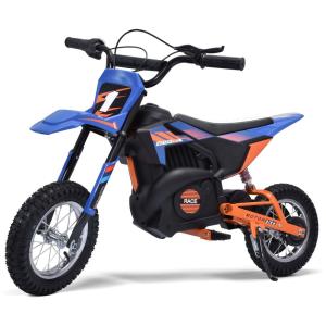 Moto Elétrica Infantil para Trilha a Bateria 24V até 21 km, h 250W Idade Rec 13 Anos, Blitzshark, Azul