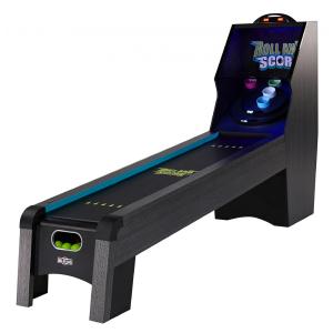 Mesa de Jogo Roll and Score com Luzes LED, Marcador Digital e Sons Divertidos de Fliperama, Hall of Games, Preta e Azul