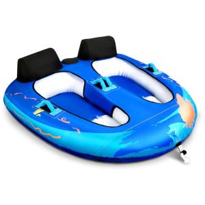 Boia Rebocável Aquática para 2 Pessoas, CAREBODA, Azul