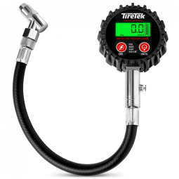 Medidor Digital de Pressão de Pneus 200 PSI Resistente Medidor de Pressão de Pneus em Aço Inoxidável Certificado ANSI Medição Fácil,TIRETEK