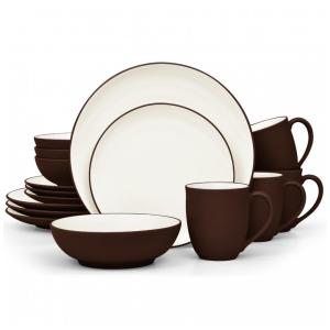 Aparelho de Jantar para Todas as Ocasiões, Elegância e Sofisticação para Sua Mesa com 16 Peças, Formato Redondo e Material de Cerâmica