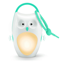 Máquina de Som Ruído Branco Portátil SOAIY com Luz Noturna, 8 Sons e Temporizador para Viagens