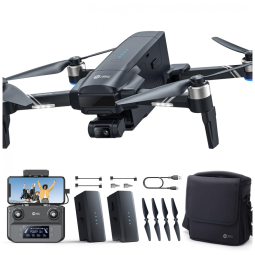Drone Holy Stone HS600D com Câmera 8K para Adultos, Gimbal de 3 Eixos, Vídeo 4K30fps, Imagem de 48MP, Autonomia de Voo de 80 Min com 2