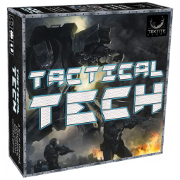 Jogo de Estratégia Tactical Tech 2 a 4 Jogadores, Para Maiores de 12 Anos, TEKTITE GAMES TGT1001, Preto
