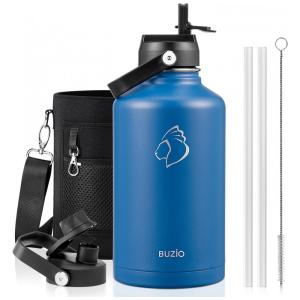 Garrafa Térmica 1900L Portátil com Isolamento a Vácuo, Aço Inoxidável, BUZIO, Azul