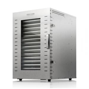 Desidratador de Alimentos Comercial Cercker 1500W com 16 Bandejas, Aço Inoxidável.