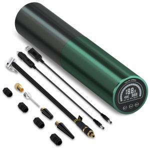 ICINT Mini Compressor de Ar Elétrico Automotivo Portátil 110V, 12V 120 PSI c, Luz LED e Painel LCD