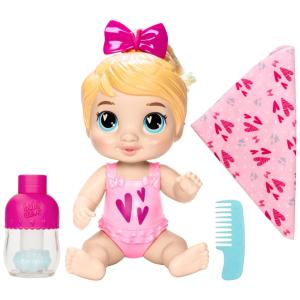 Boneca Snuggle Harper com Shampoo para Cabelos e Tamanho 27 cm para Crianças Acima de 3 Anos, Baby Alive, Cabelo Loiro