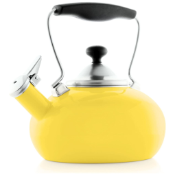 Chaleira de Chá 1.8L com Apito, Aço Inoxidável, Amarela, CHANTAL 37 ZEN YC, Amarelo