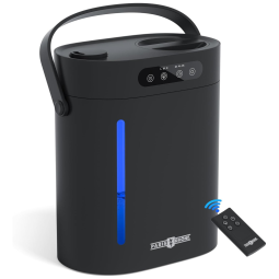 Umidificador 6 L com Modo de Suspensão, Luz Noturna e Controle Remoto, PARIS RHONE, Preto