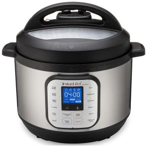 Panela de Pressão Elétrica, 7 em 1 Programável, 9.4 Litros, 110V 1440W, INSTANT POT Duo Nova, Preta e Prata