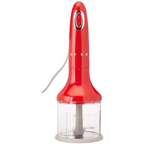 Mixer Retrô Anos 50 com Velocidade Variável Cabo Ergonômico 350W, SMEG TSF01PKUS, Vermelho