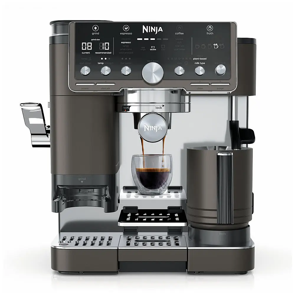 Máquina de Espresso Ninja Luxe Café Pro Series ES701BR Capacidade 2 Litros para Espresso e Latte