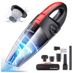 Audew Aspirador de Pó Automotivo Portátil Recarregável 110V