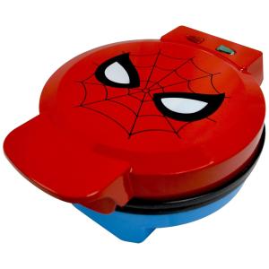 Marvel Spiderman Máquina de Waffle Máscara de Aranha Nos Waffles, 110v, UNCANNY BRANDS WM MVC SMC, Vermelho