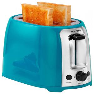 Torradeira Elétrica Holstein Housewares, 2 Fatias, 7 Níveis Sombra, Az Petróleo 110V