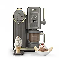 Sorveteira Ninja CREAMi Scoop & Swirl NC701BR 13-em-1 Soft Serve e Sorvete Mocha 110V