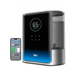 Umidificador Inteligente Dreo 8L HM717S Prata Vapor Quente e Frio 110-120V